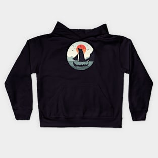 Saga of the Norse: Viking Exploration, Epic Tales, and Anime-Manga Heritage in Vinland Saga Art Kids Hoodie